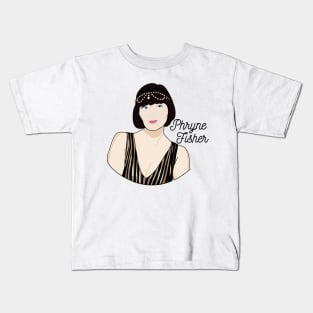 Flapper Phryne Fisher Kids T-Shirt